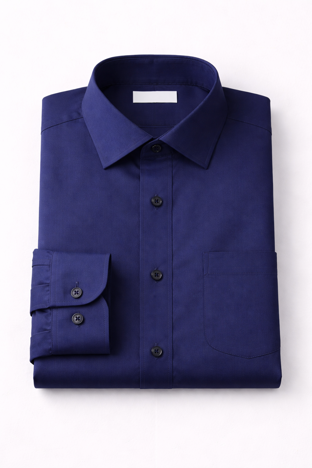 Chemise lavée, repassée, pliée
