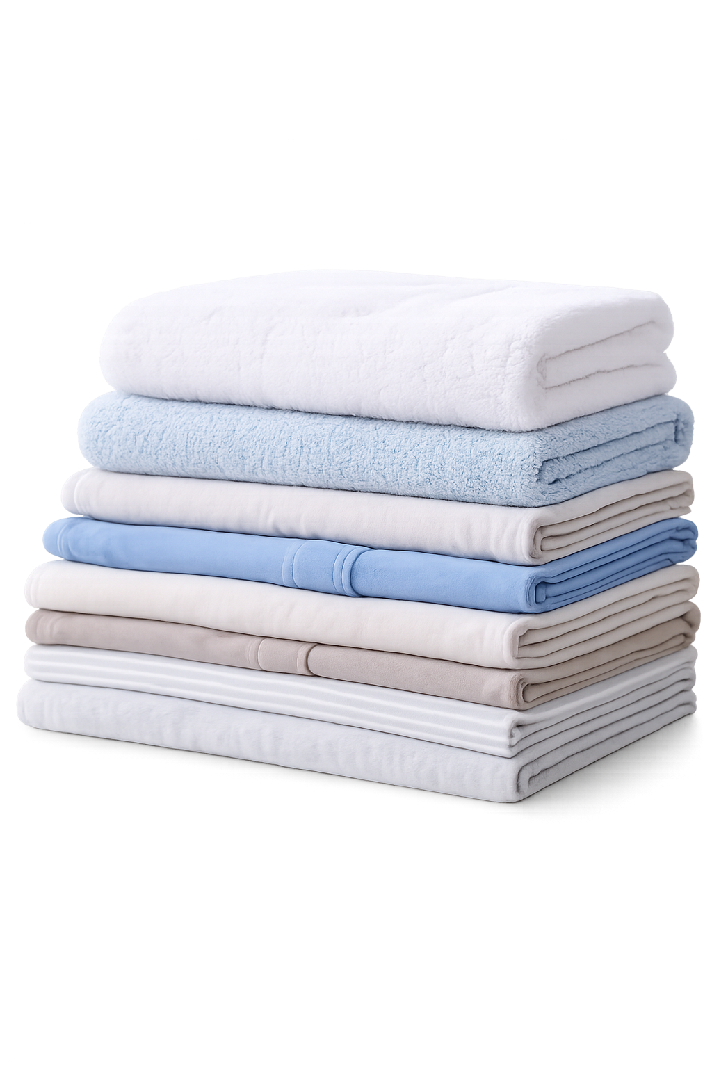 Linge lavé, séché, plié machine de 4,5kg à 5kg